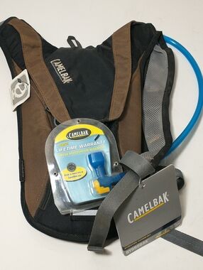 NEW Camelbak Hydrobak, 50 Oz, Backpack, Brown / Black, Hiking, Camping, Outdoors